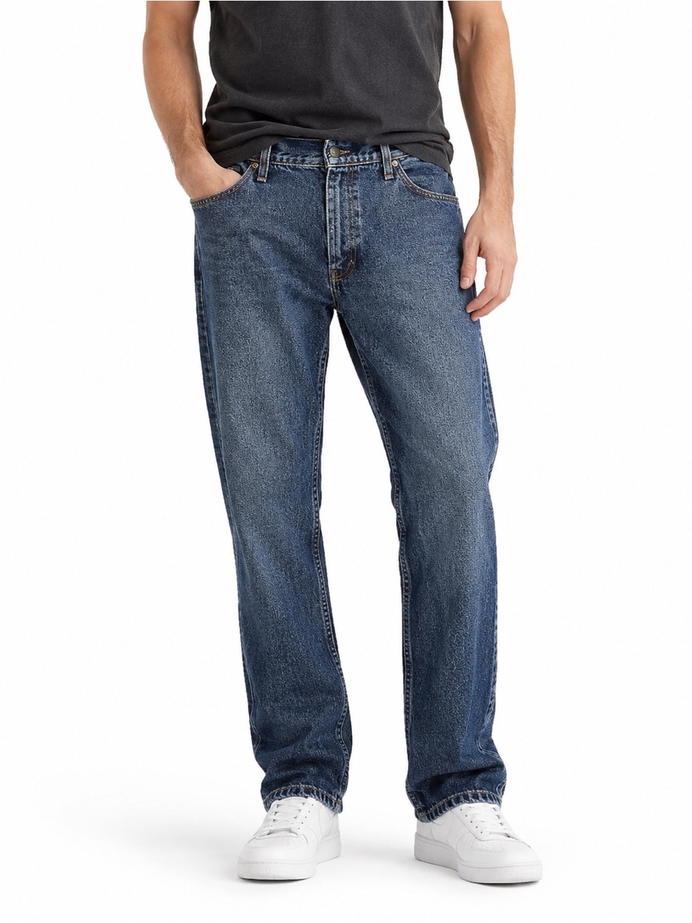 Wrangler George Strait Collection Men's Dark Blue Straight-Leg Jeans Waist 32